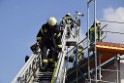 Dachstuhlbrand Koeln Poll Geislarerstr P532